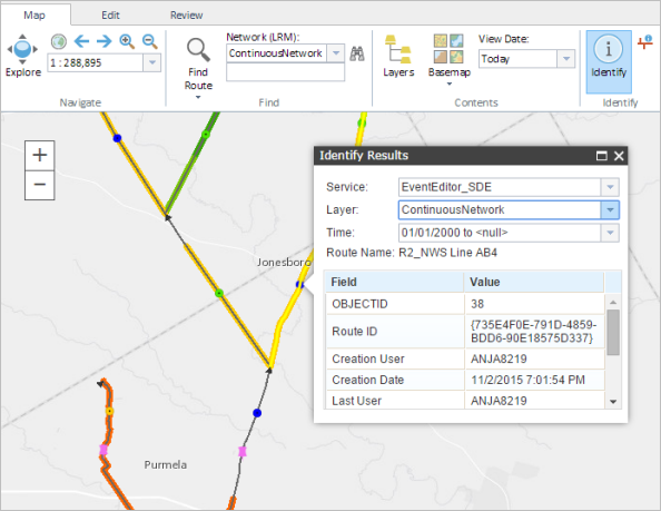 Results of identifying another layer Results of identifying another layer