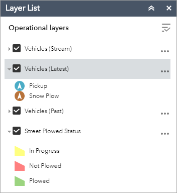Layer List with legend Layer List with legend